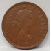 AUSTRALIA 1953 . ONE 1 PENNY . VARIETY . FAINT LEGENDS BOTH SIDES